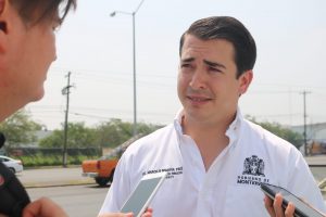 Foto: Marilú Oviedo. Marcelo Segovia, Secretario de Servicios Públicos de Monterrey.