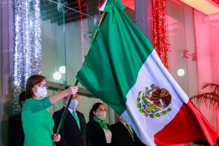 Celebran Grito de Independencia en Guadalupe