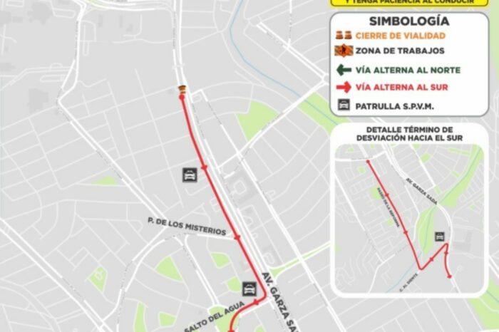Anuncian cierres viales en Garza Sada y en avenida Madero