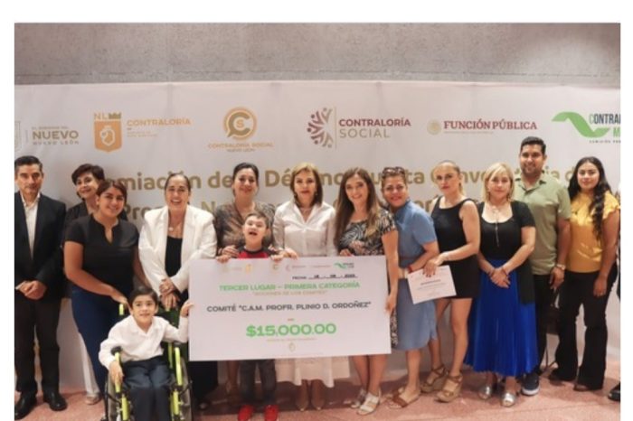 RECONOCE CONTRALORÍA A GANADORES DE LA ETAPA ESTATAL DEL “PREMIO NACIONAL DE CONTRALORIA SOCIAL”