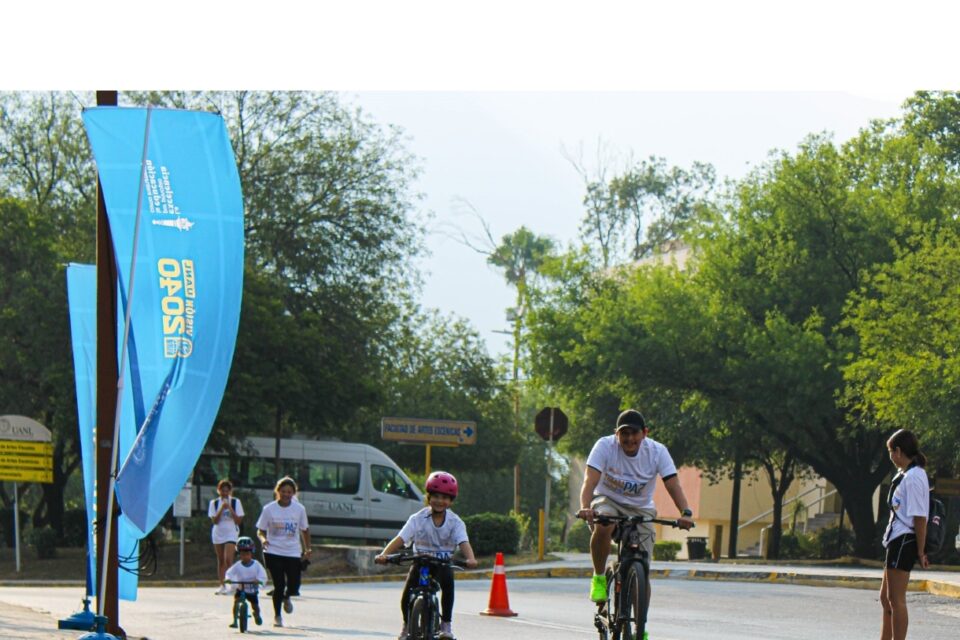 Realiza UANL rodada y carrera por la paz