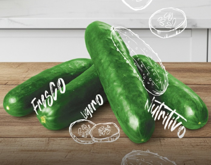 El pepino, bajo en calorías e hidratante