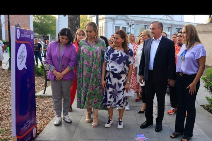 Instalan en Guadalupe sendero para prevenir violencia de género