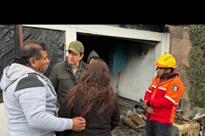 RESPALDA ESCOBEDO A FAMILIAS AFECTADAS POR INCENDIO EN LA ALIANZA REAL