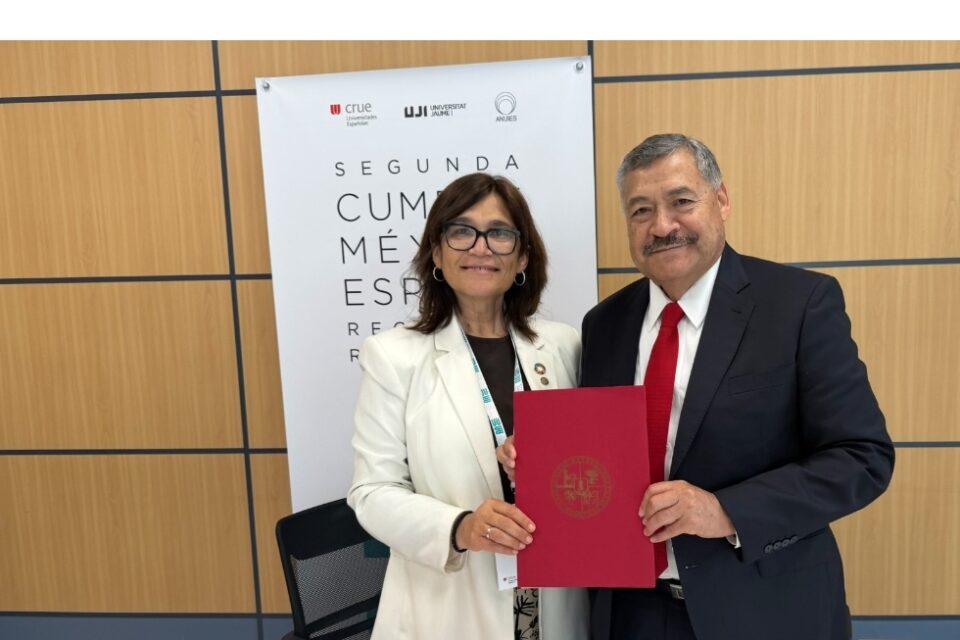 Participa Santos Guzmán en cumbre de rectores de México y España